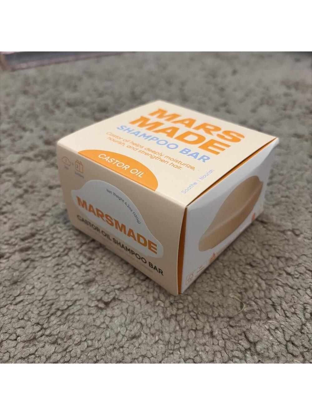 Mars Made Castor Oil Shampoo Bar